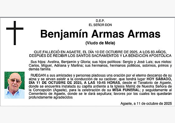 Benjamín Armas Armas