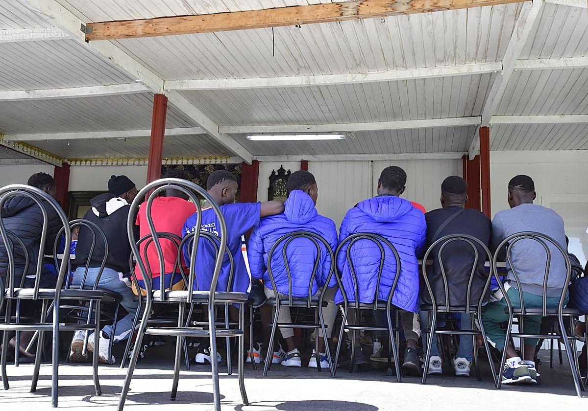 Imagen de archivo de menores en el centro de Fortaleza I, en Tafira.