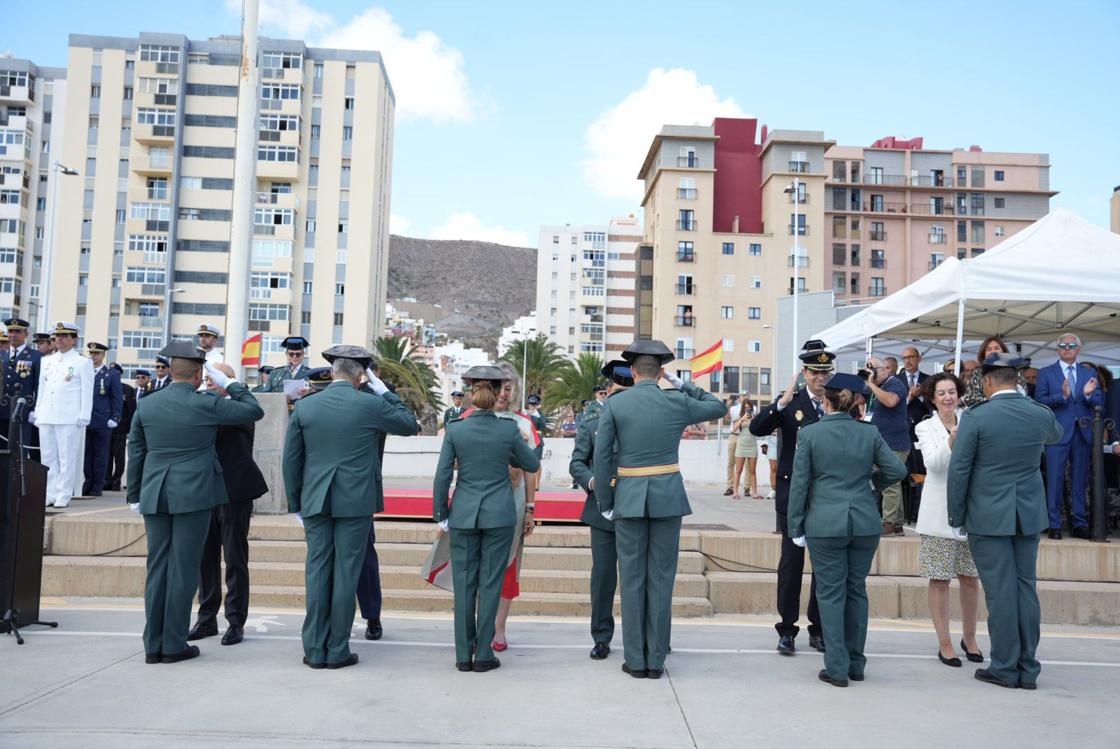 El acto militar en Las Palmas de Gran Canaria, en imágenes