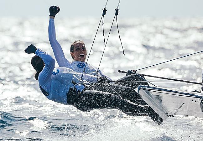 Cantero y Barceló, en acción.
