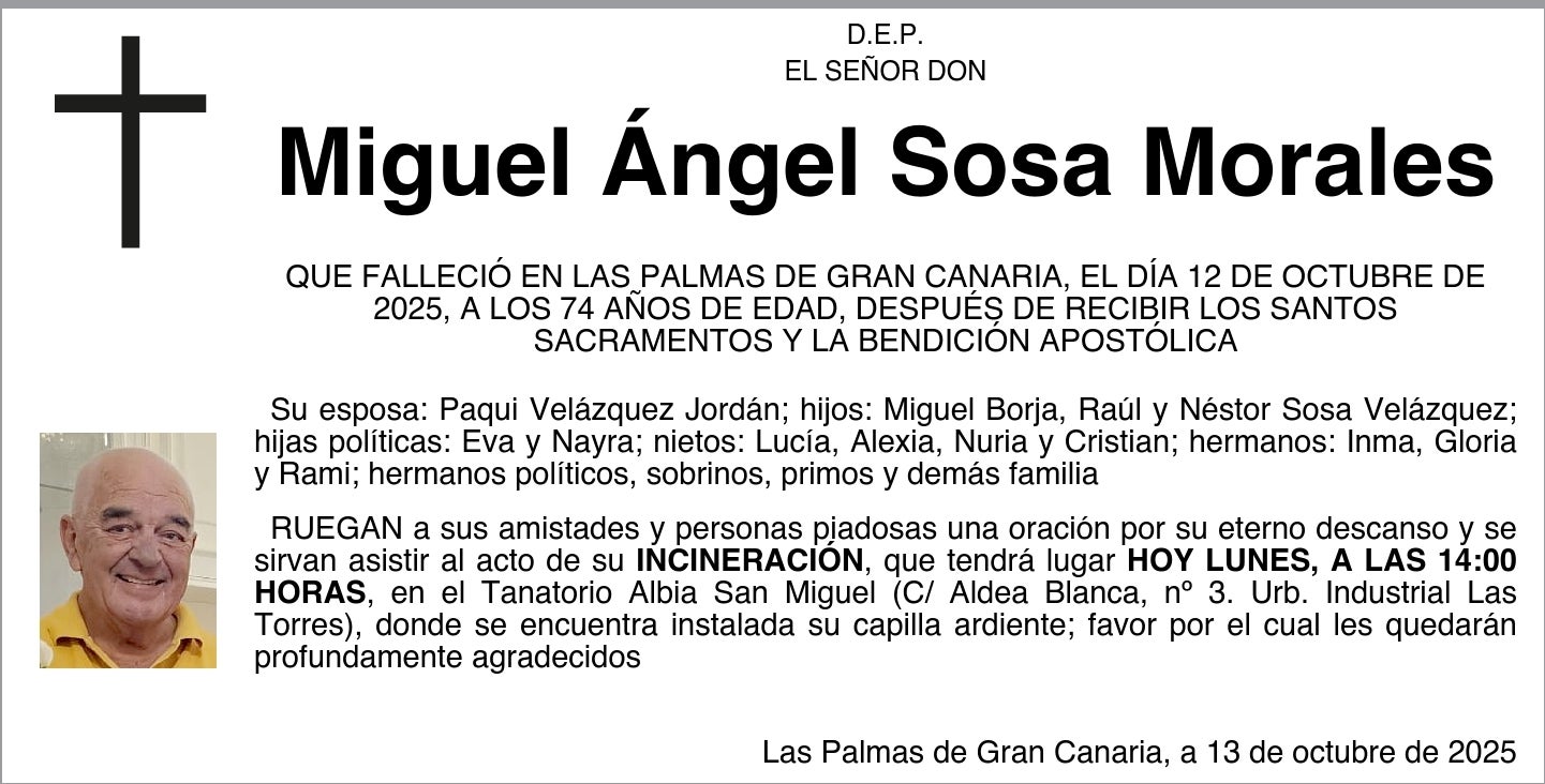 Miguel Ángel Sosa Morales