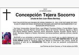 Concepción Tejera Socorro