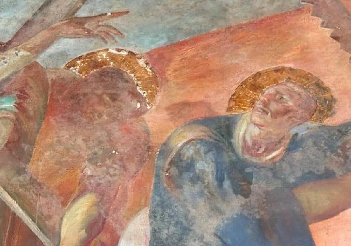 La imagen del informe de Patrimonio Histórico muestra unos posibles daños irreparables en un personaje.