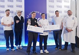 Jurado y finalistas de la anterior edición, XIII Premio Promesas de la alta cocina de Le Cordon Bleu Madrid.