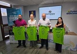 Acto de presentación del festival internacional de senderismo de Gran Canaria.