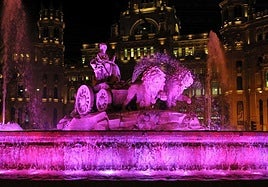 La Cibeles también se suma a la concienciación