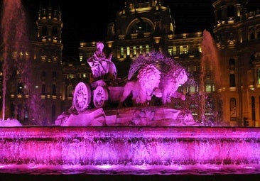 La Cibeles también se suma a la concienciación