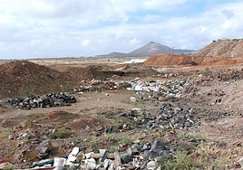 Vertedero de Argana.