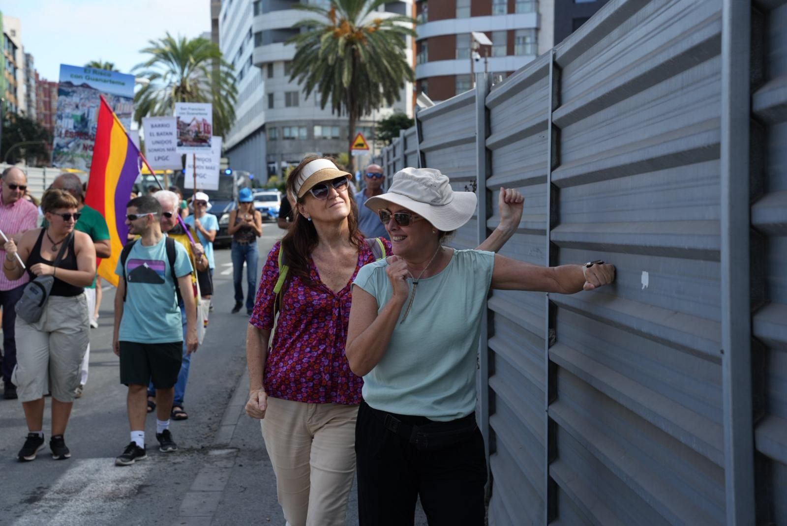 Manifestación en Guanarteme: los vecinos protestan por la especulación urbanística