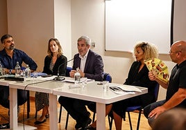 El presidente de Canarias, Fernando Clavijo, participó en un debate sobre el derecho de asilo en Europa.