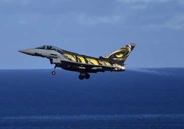 Maniobras de la OTAN sobre el cielo de Canarias, en imágenes