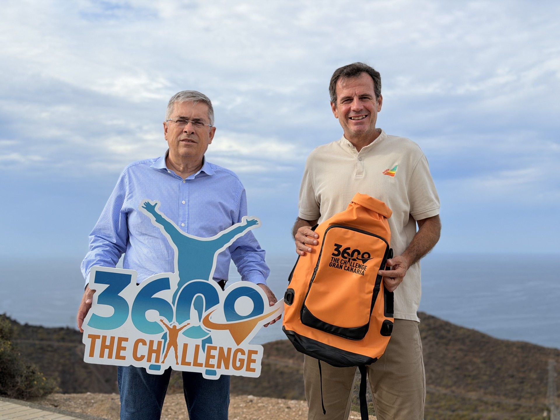 Marco Aurelio Pérez (alcalde de San Bartolomé de Tirajana) y Fernando González (CEO de Arista Eventos).