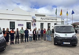 Presentación de material.