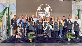 Participantes del concurso de Quesos del Nuevo Mundo de Chile.