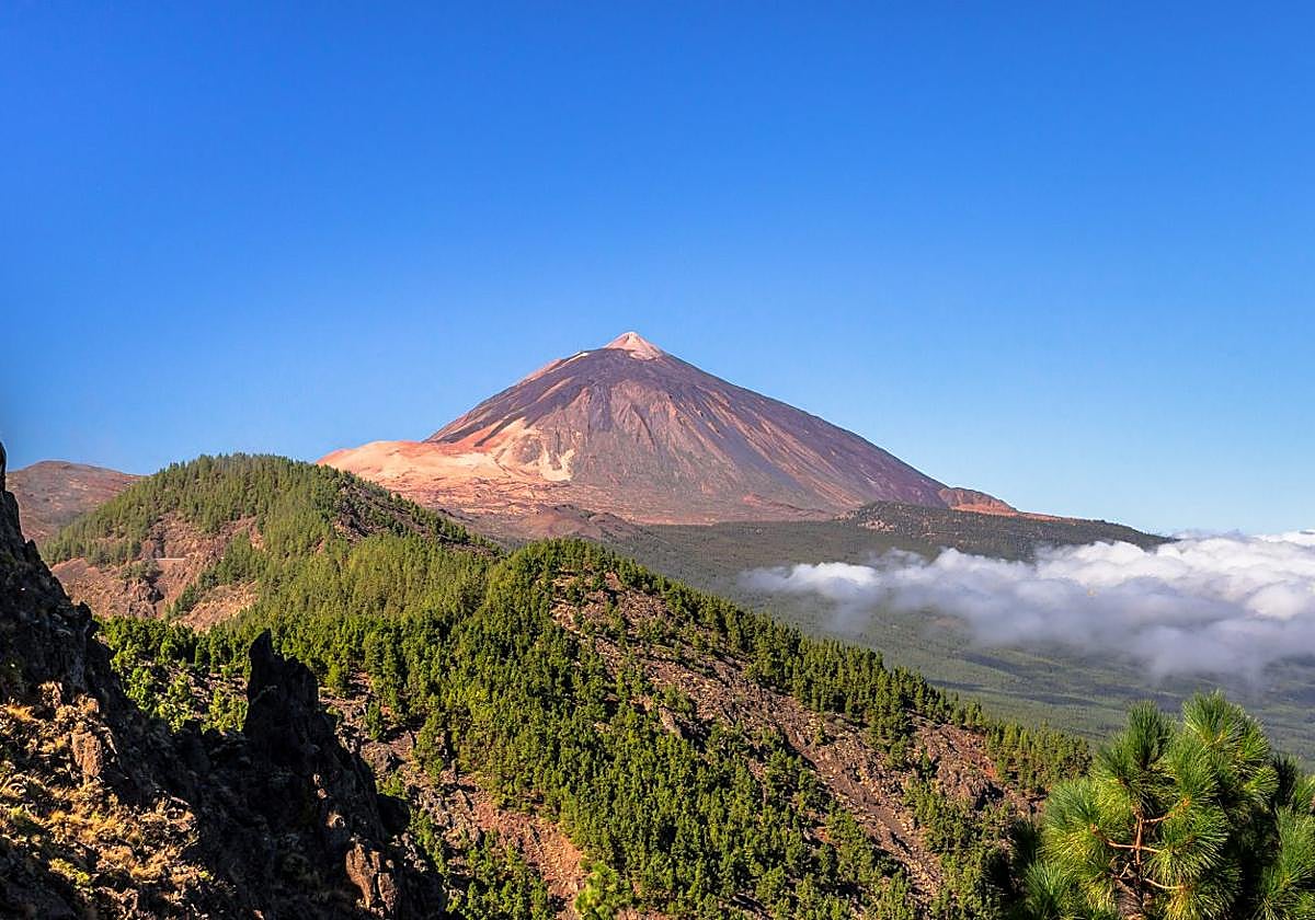 Paronámica del Teide, en Tenerife.