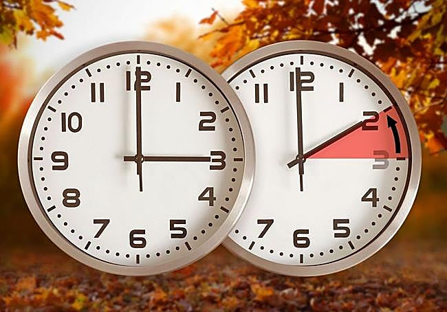 Cambio de hora de otoño