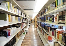 Imagen de archivo de un pasillo de la Biblioteca Pública del Estado de la capital grancanaria.