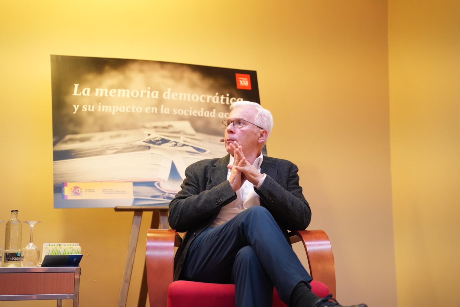 Ángel Víctor Torres y Baltasar Garzón debaten sobre memoria democrática en Las Palmas de Gran Canaria