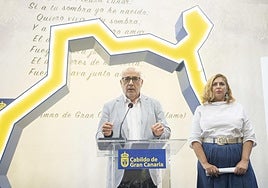 Antonio Morales e Isabel Mena compartieron este jueves una rueda de prensa.