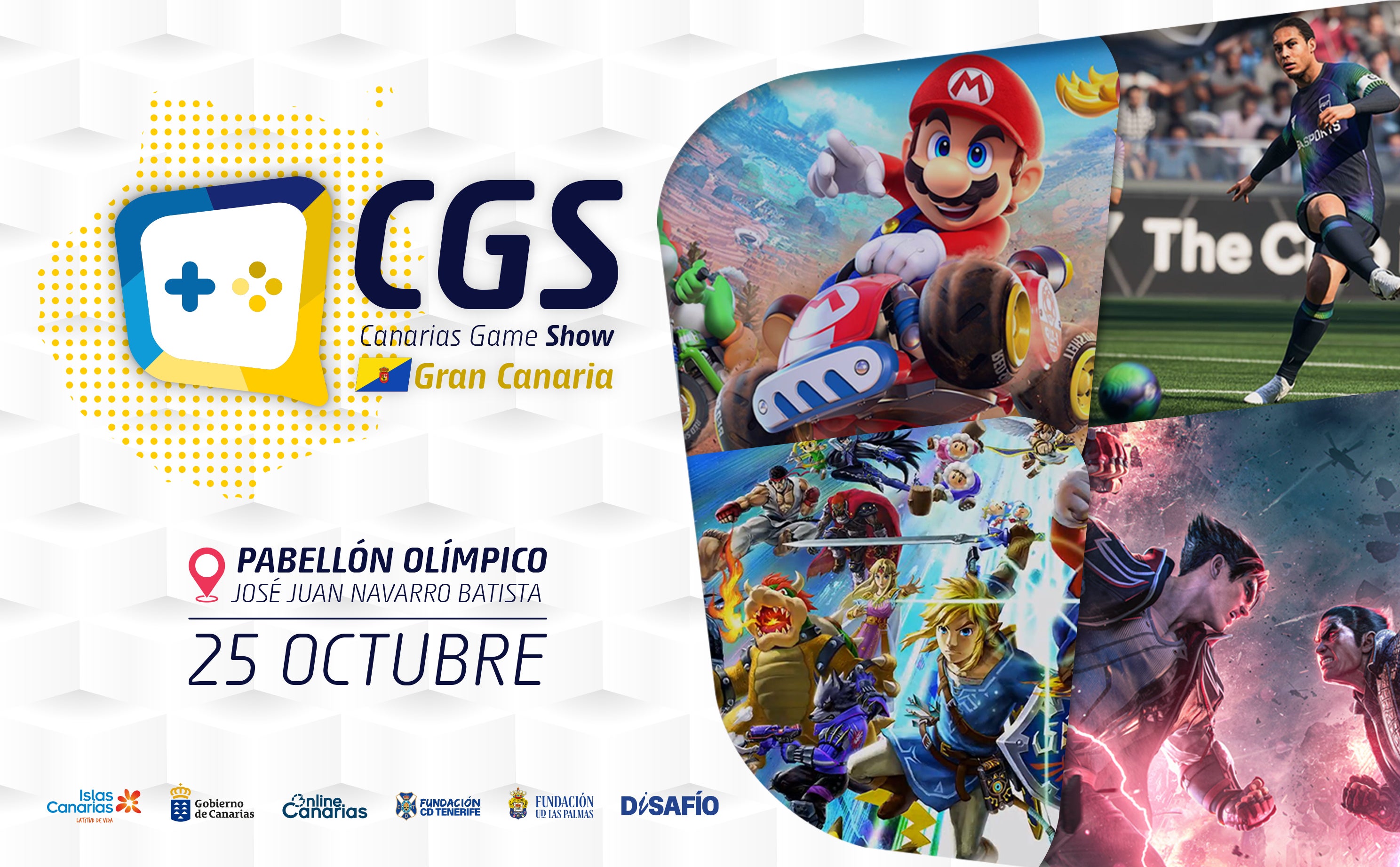 Cartel de Canarias Game Show.