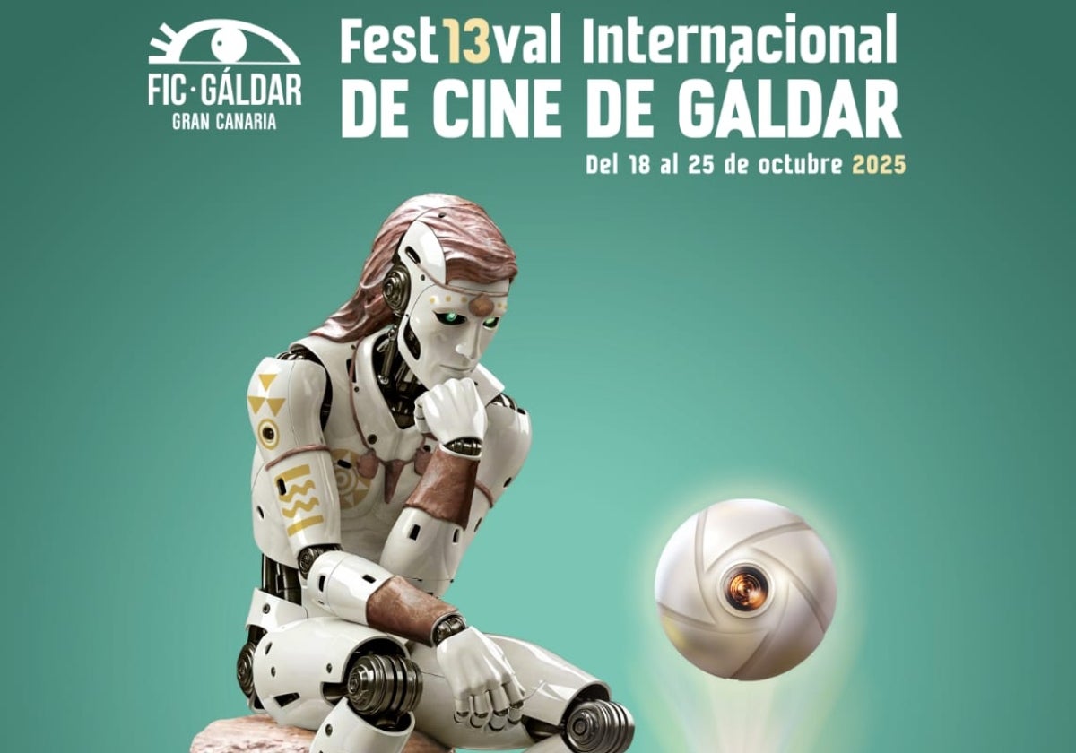 Cartel del Festival de cine de Gáldar 2025