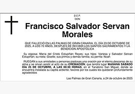 Francisco Salvador Servan Morales