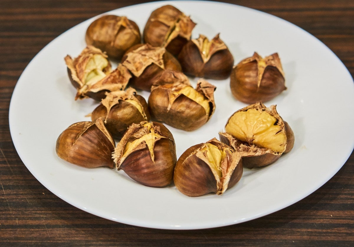 Imagen de archivo de castañas