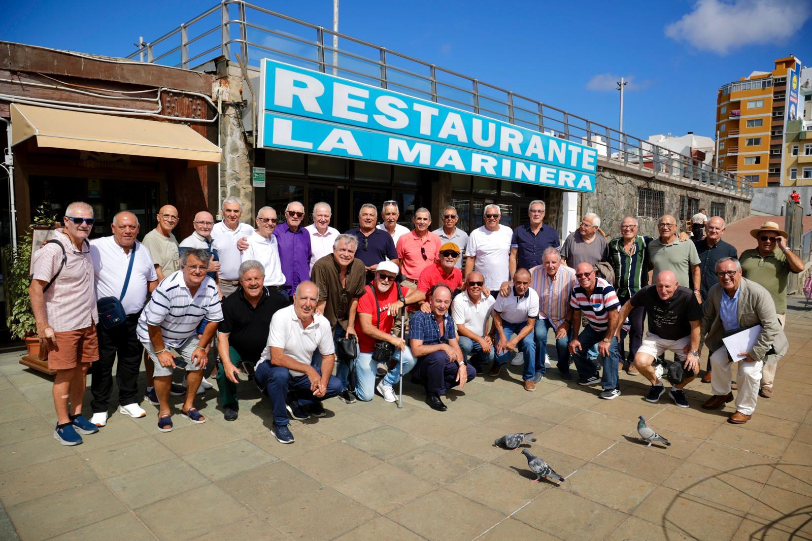 Emotivo almuerzo entre veteranos y antiguos dirigentes de filiales de la UD Las Palmas