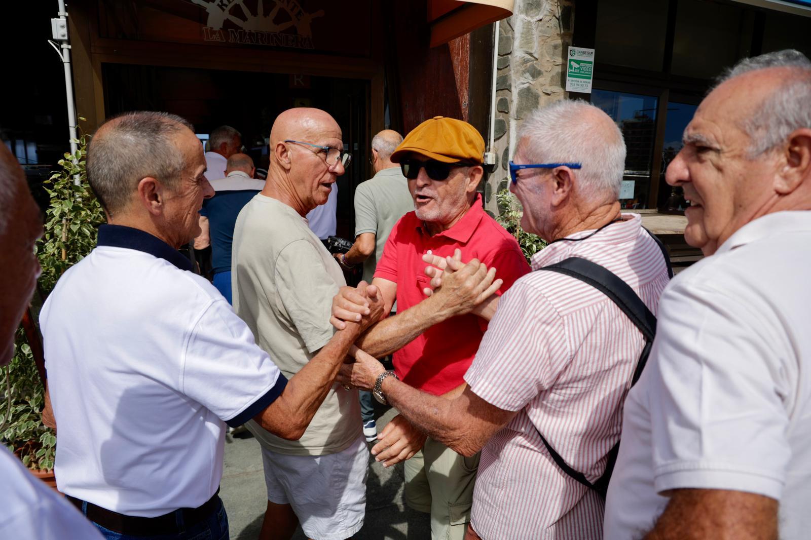 Emotivo almuerzo entre veteranos y antiguos dirigentes de filiales de la UD Las Palmas