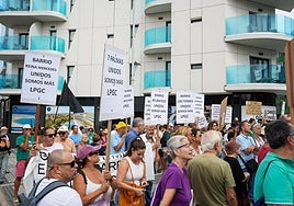 Imagen de la manifestación celebrada en Guanarteme el pasado sábado.