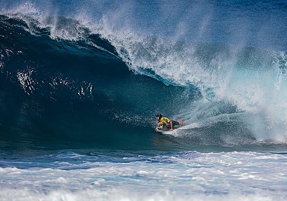 El ganador, durante la jornada final y decisiva y que decantó a su favor.