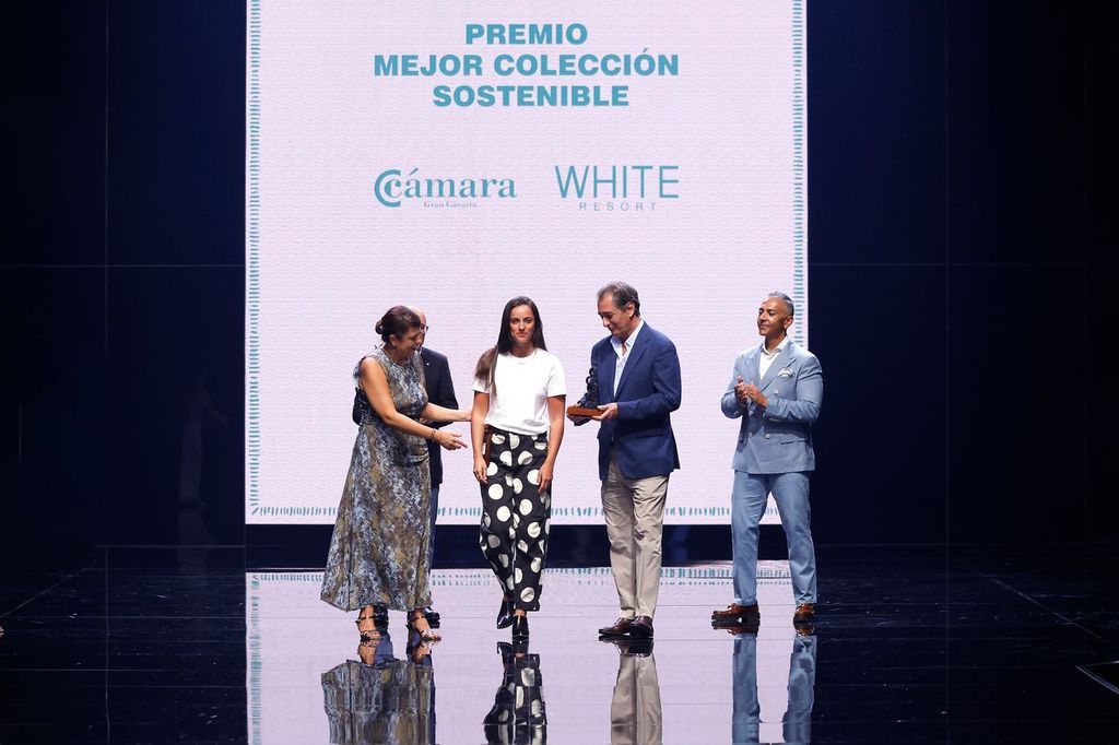 La diseñadora grancanaria Elena Morales, mejor colección sostenible.