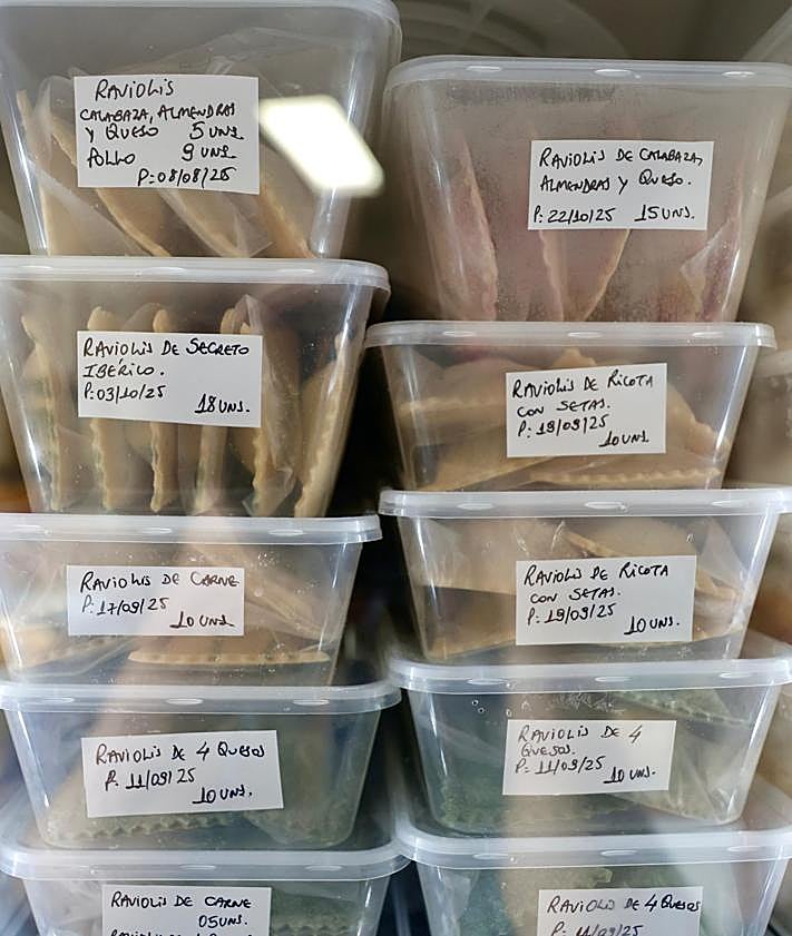 Imagen secundaria 2 - Forma y diseños de la pasta rellena.