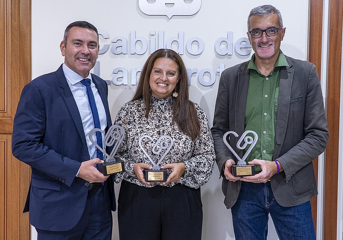 Recepción en el Cabildo a Lorena Curbelo.