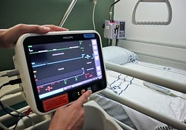 Monitor de una unidad de ictus.