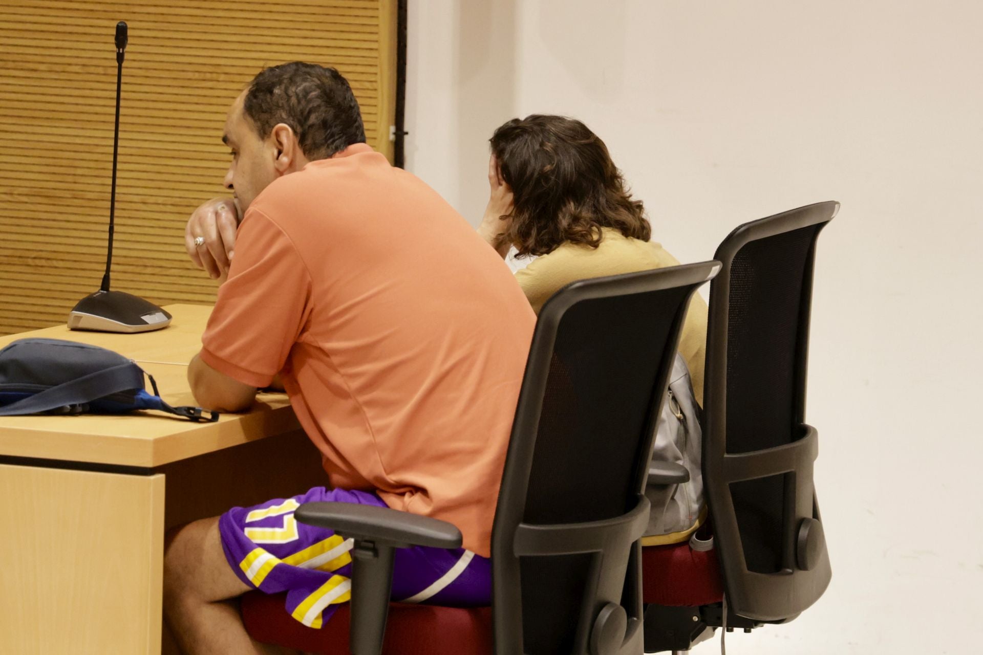 Imagen de los dos acusados Daniel Isaías A.C. y Yurena Esther F.C.,