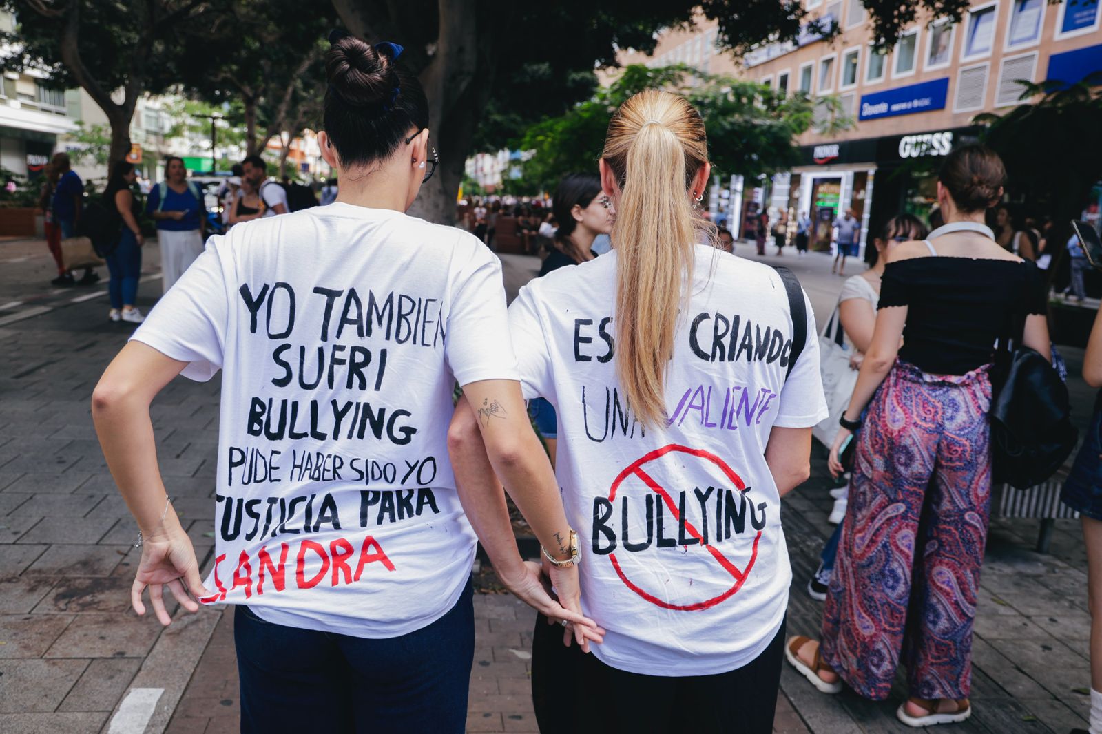 Los estudiantes exigen en la calle protección ante el acoso escolar