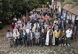Imagen de un encuentro del Cabildo con pastores de la isla en la finca de Osorio.