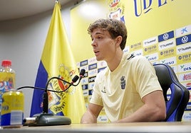 Lorenzo Amatucci en la rueda de prensa celebrada este jueves.