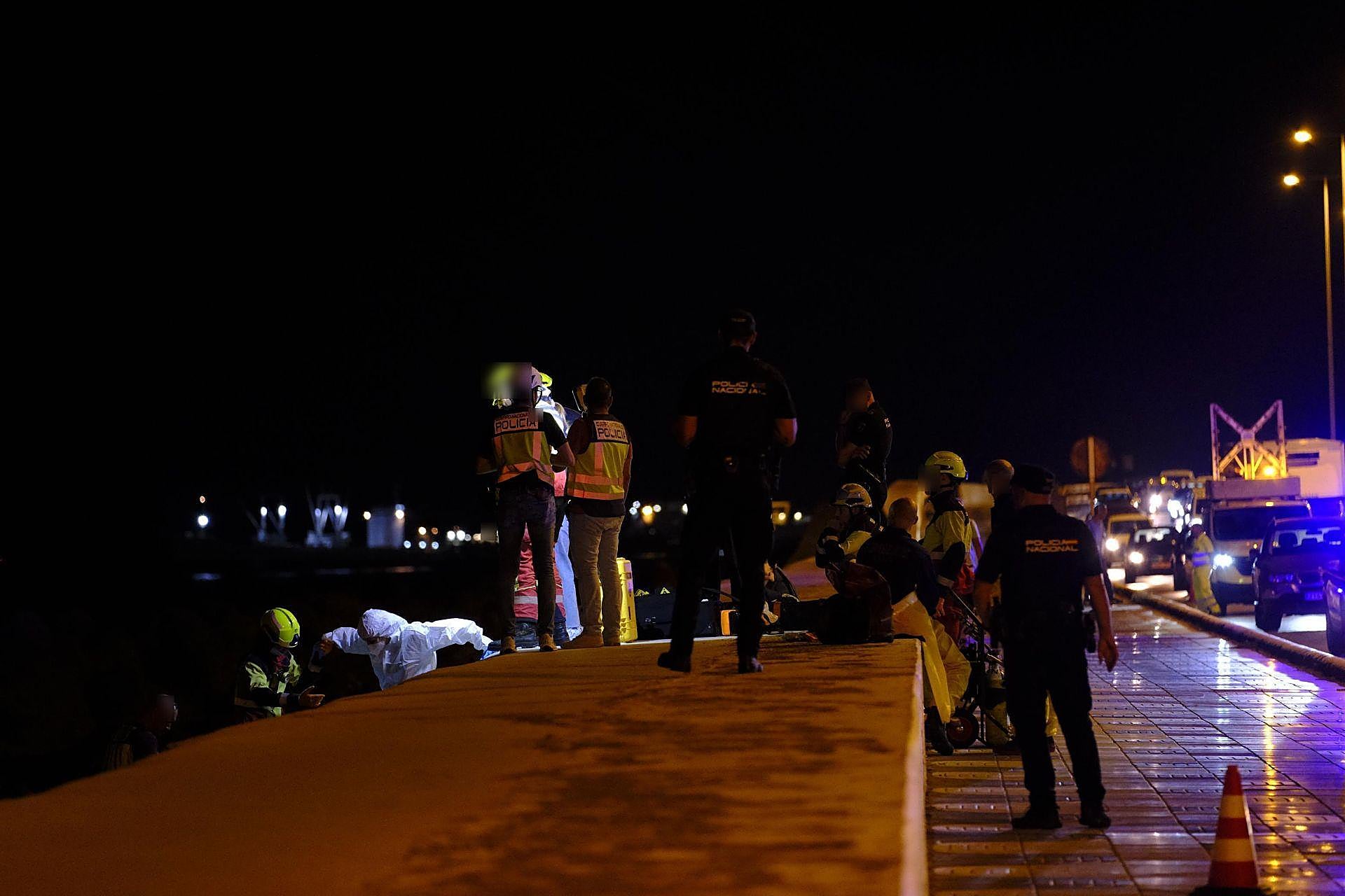 Las imágenes del lugar donde se encontraba el cadáver en Las Palmas de Gran Canaria