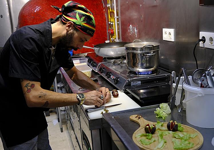 El jefe de cocina, Ciro.
