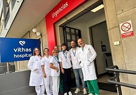 Equipo médico. Hospital Vithas Tenerife.