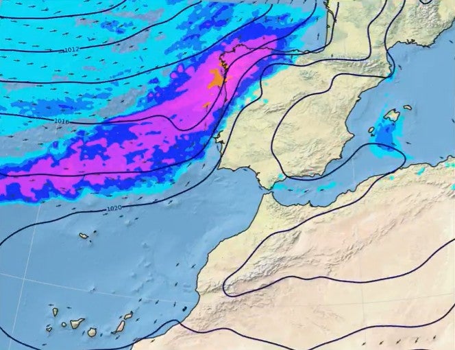 Canarias esquiva la borrsaca que asolará al norte de la Península.