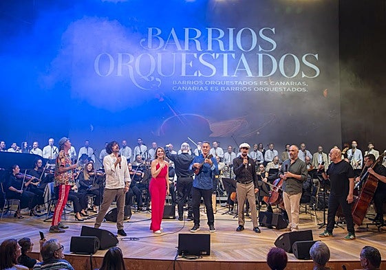 Imagen de la gala benéfica celebrada en el Auditorio Alfredo Kraus.