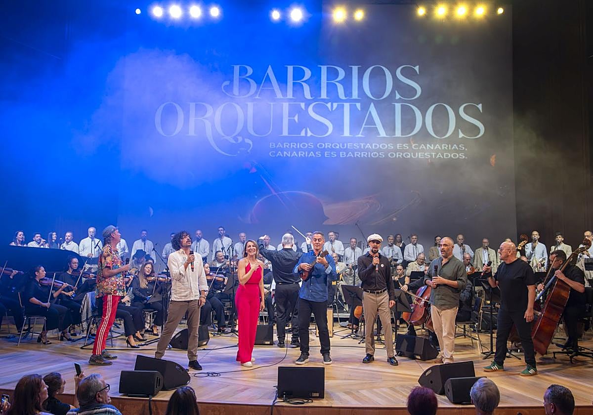Imagen de la gala benéfica celebrada en el Auditorio Alfredo Kraus.