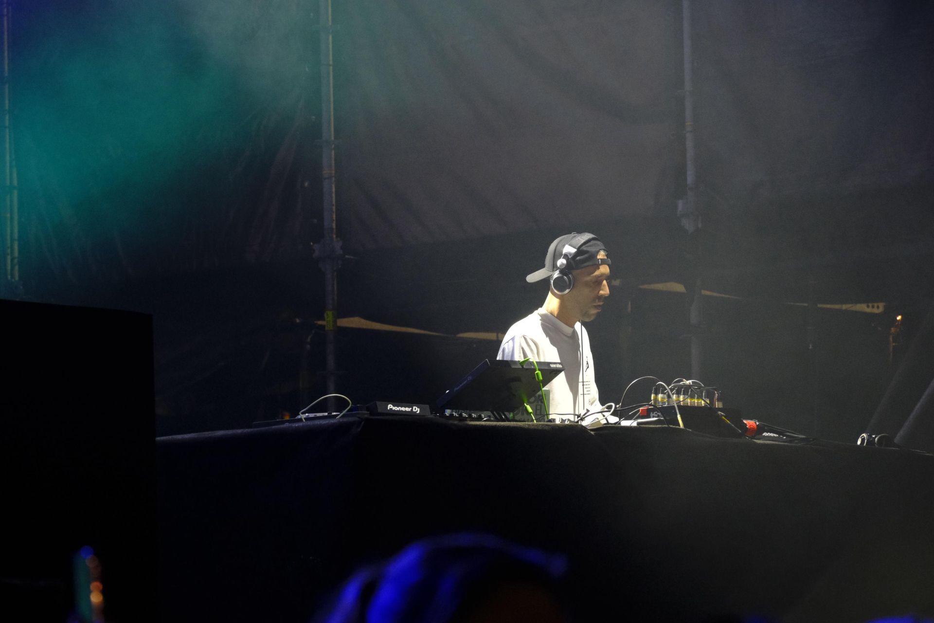 La plaza de la Música coge color antes de la actuación de Craig David