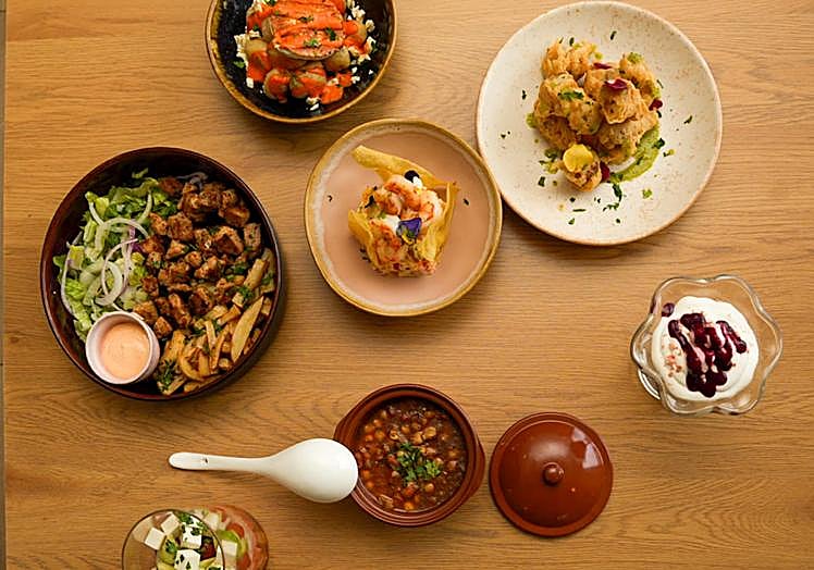 Selección de platos de La Buchua.