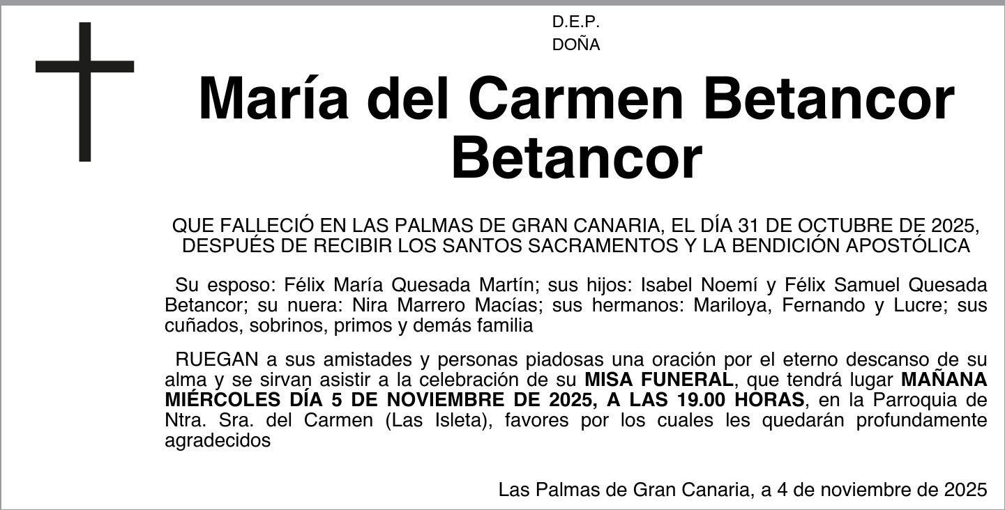 María del Carmen Betancor Betancor