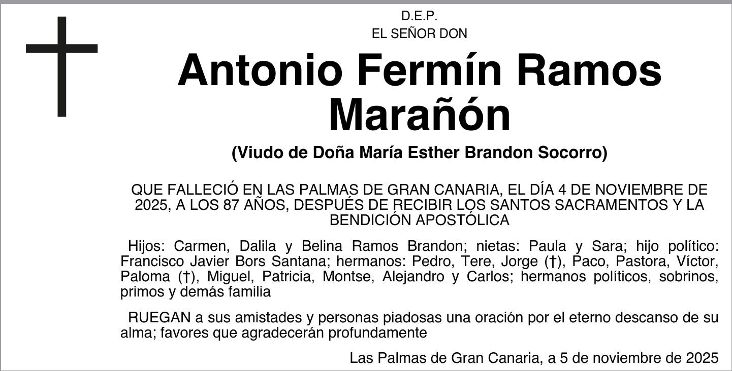 Antonio Fermín Ramos Marañón