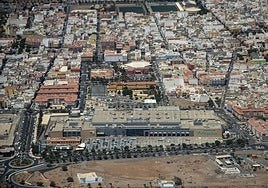 Vista aérea de Vecindario, en Santa Lucía de Tirajana.